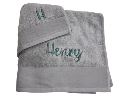 Embroidered Towel with Name only