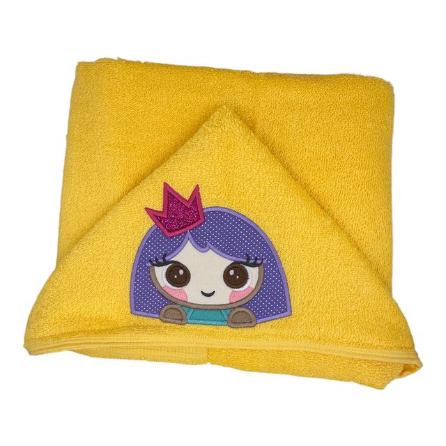 Kids' Hooded Towel with PRINCESS