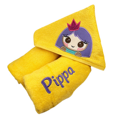 Kids' Hooded Towel with PRINCESS