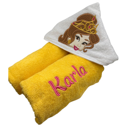 Kids' Hooded Towel with PRINCESS