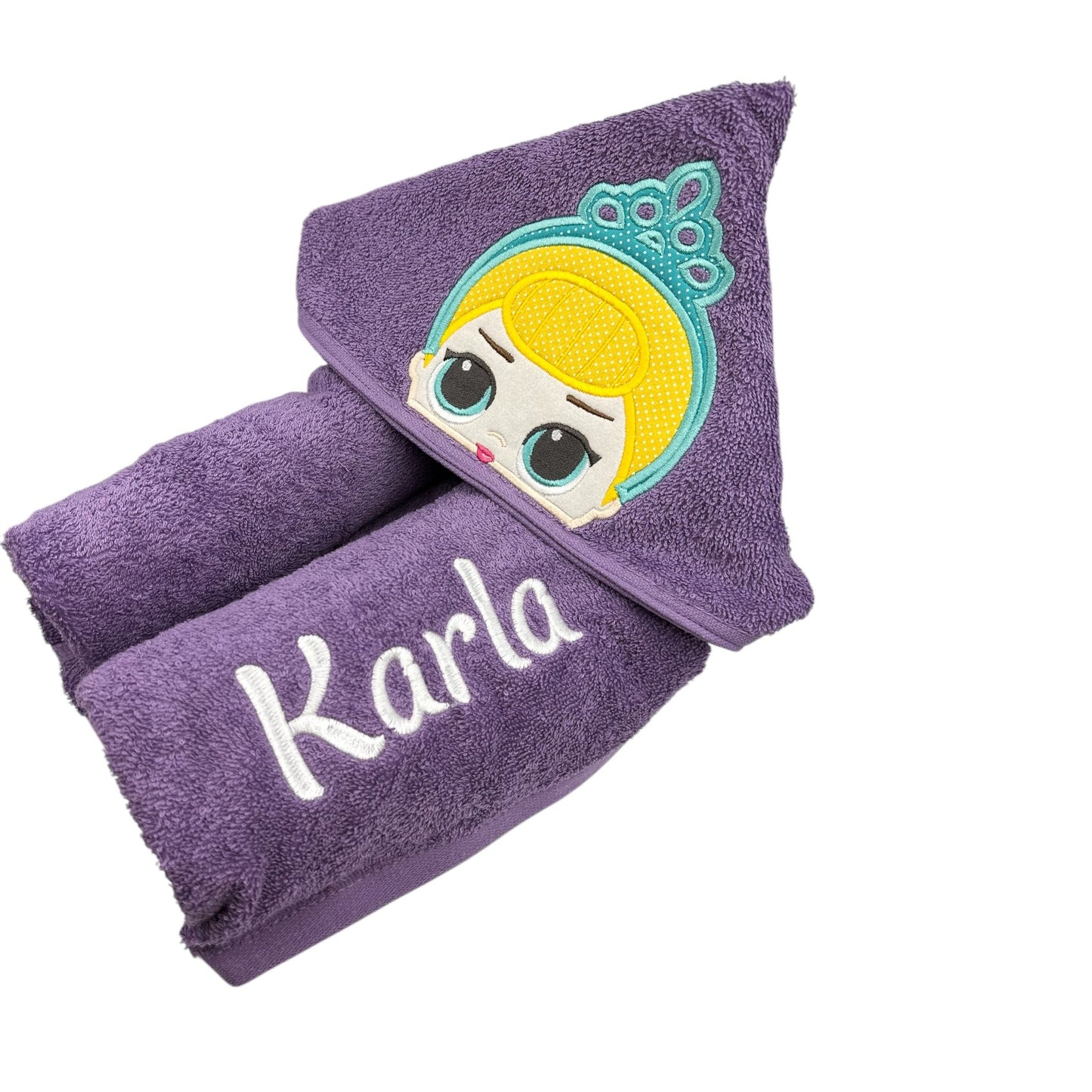 Kids' Hooded Towel with PRINCESS