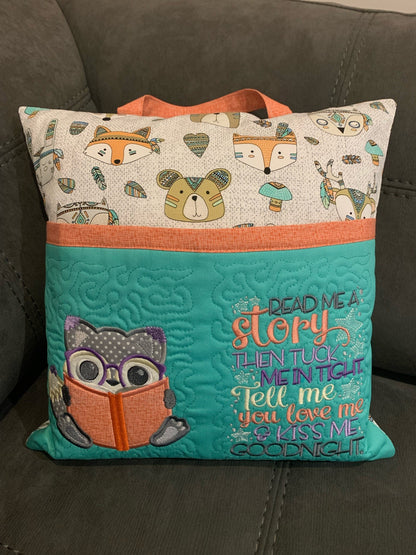 Reading Pillow with pocket