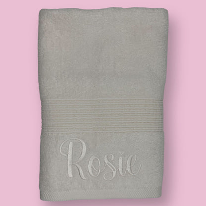 Embroidered Hand Towel with Name