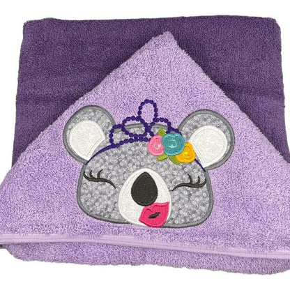 Kids' Hooded Towel with Sassy KOALA