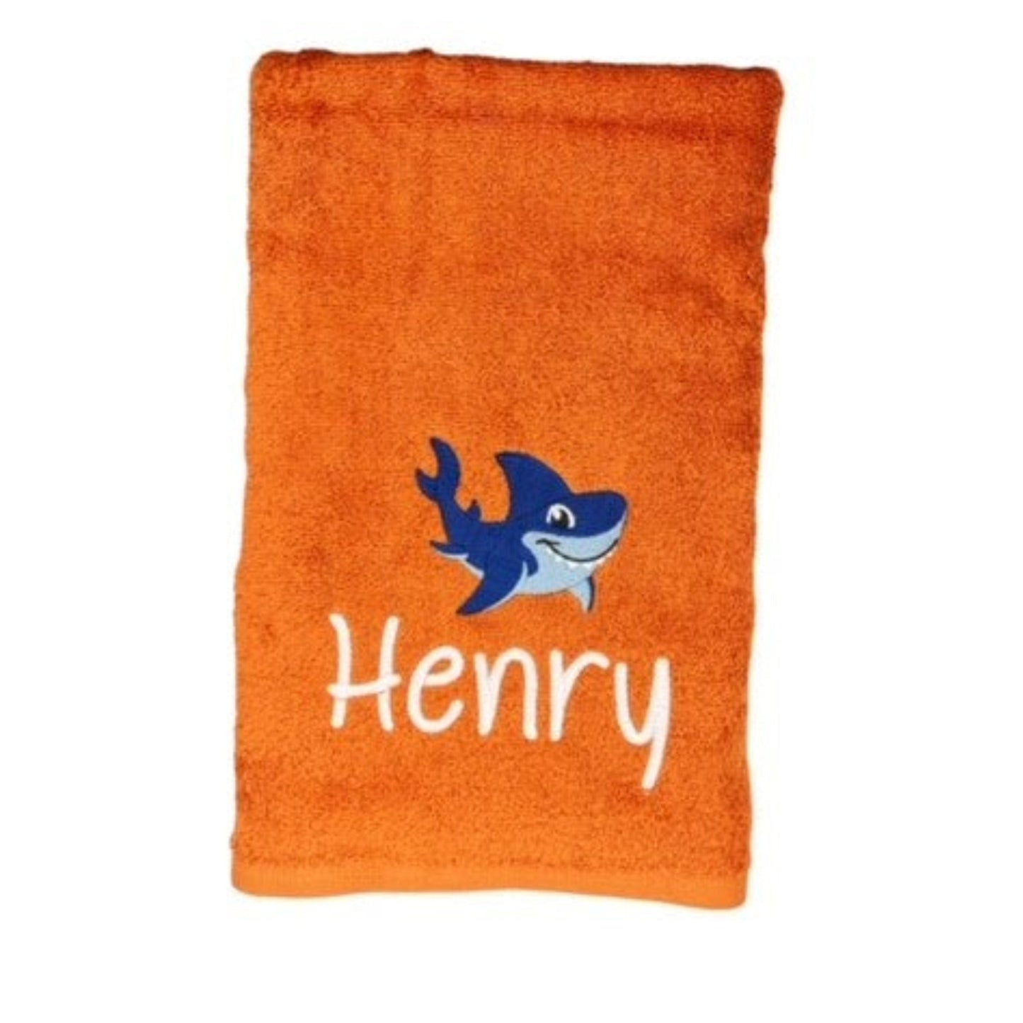 Embroidered Towel with SHARK
