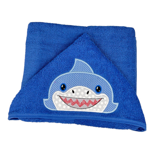 Kids' Hooded Towel with SHARK