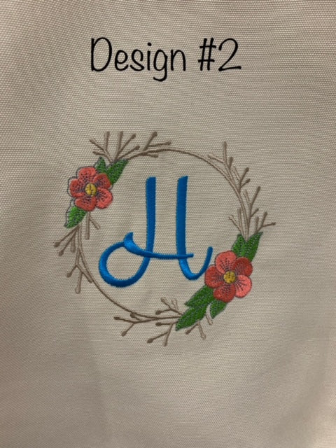 Canvas Tote bag with Monogram