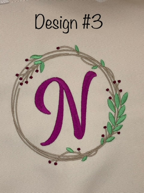 Canvas Tote bag with Monogram