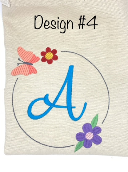 Canvas Tote bag with Monogram