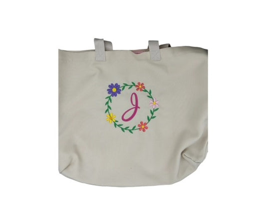 Canvas Tote bag with Monogram