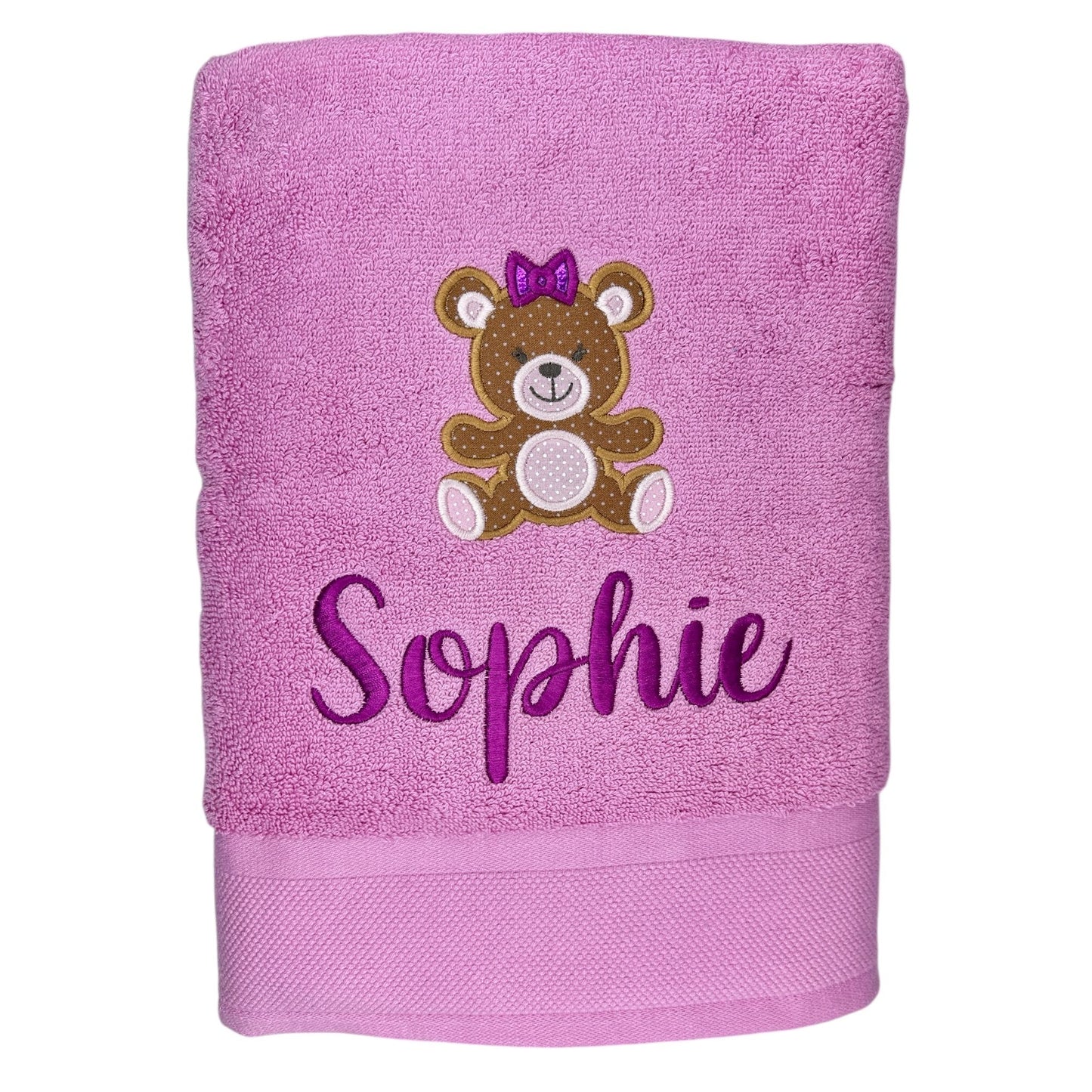 Baby Bath Towel with TEDDY BEAR