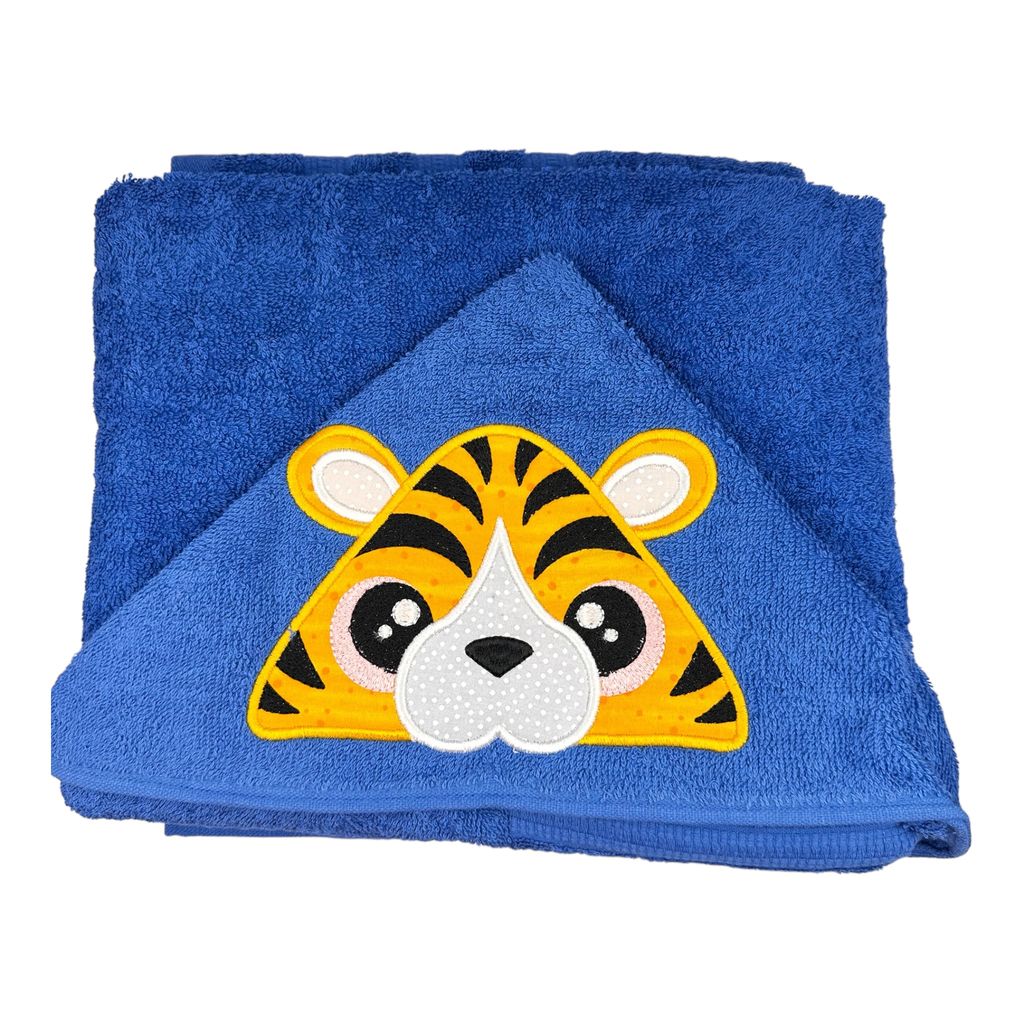 Sale item - Hooded yellow tiger towel