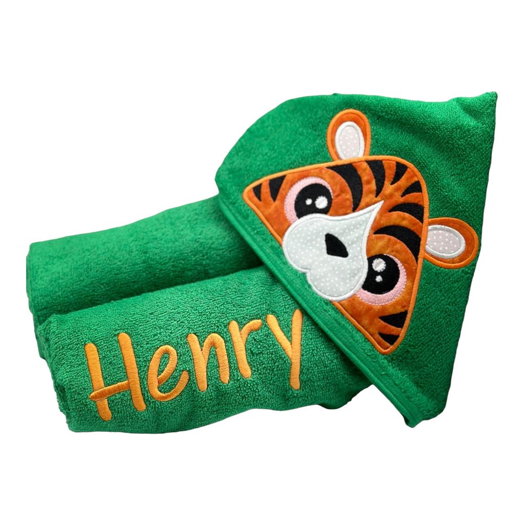 Kids' Hooded Towel with TIGER