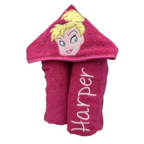 Kids' Hooded Towel with PRINCESS