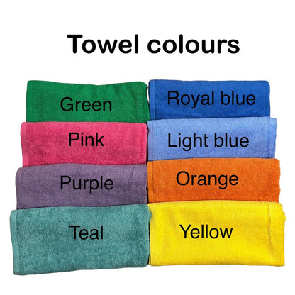 Kids' Hooded Towel with BLOCK HEAD