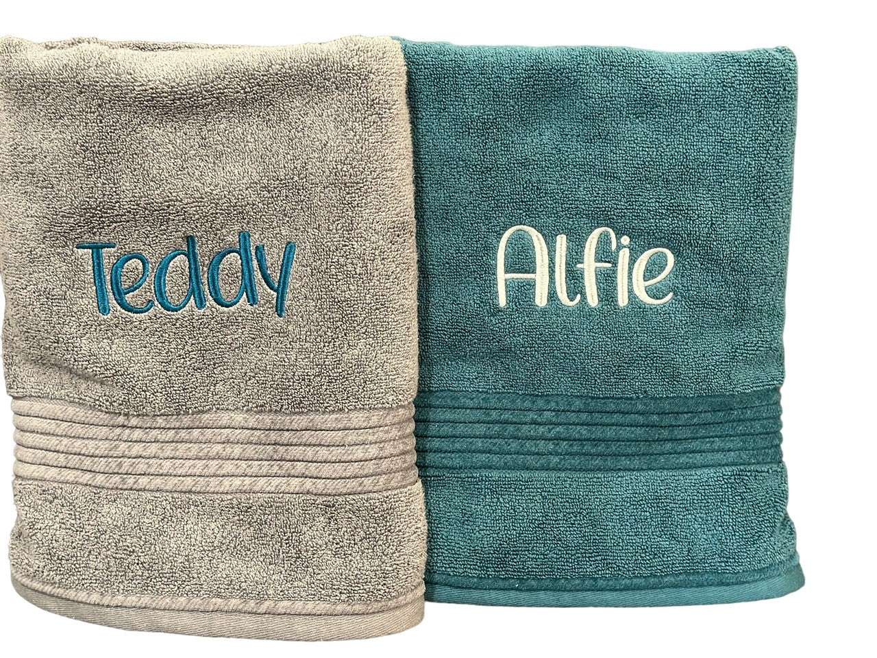 Embroidered Towel with Name only