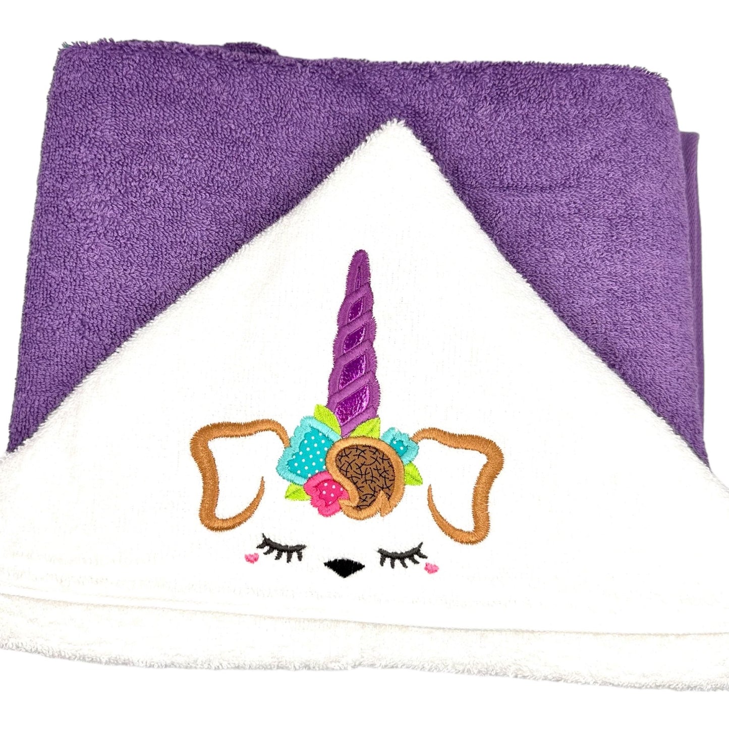Sale item - Hooded towel with Uni-puppy