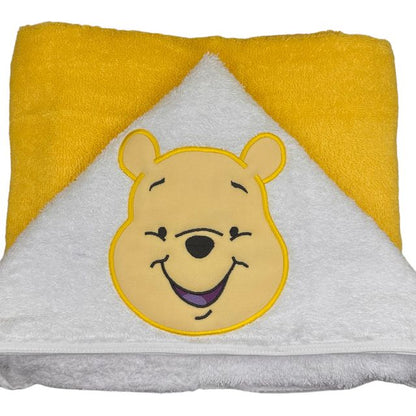 Baby Hooded Towel with Honey Bear