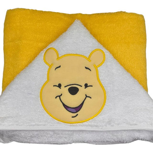 Baby Hooded Towel with Honey Bear
