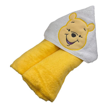 Baby Hooded Towel with Honey Bear