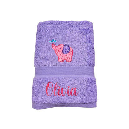 Embroidered Baby Bath Towel